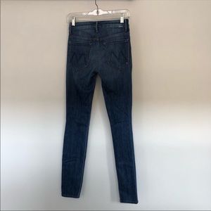 Mother denim high rise skinny jeans size 25
